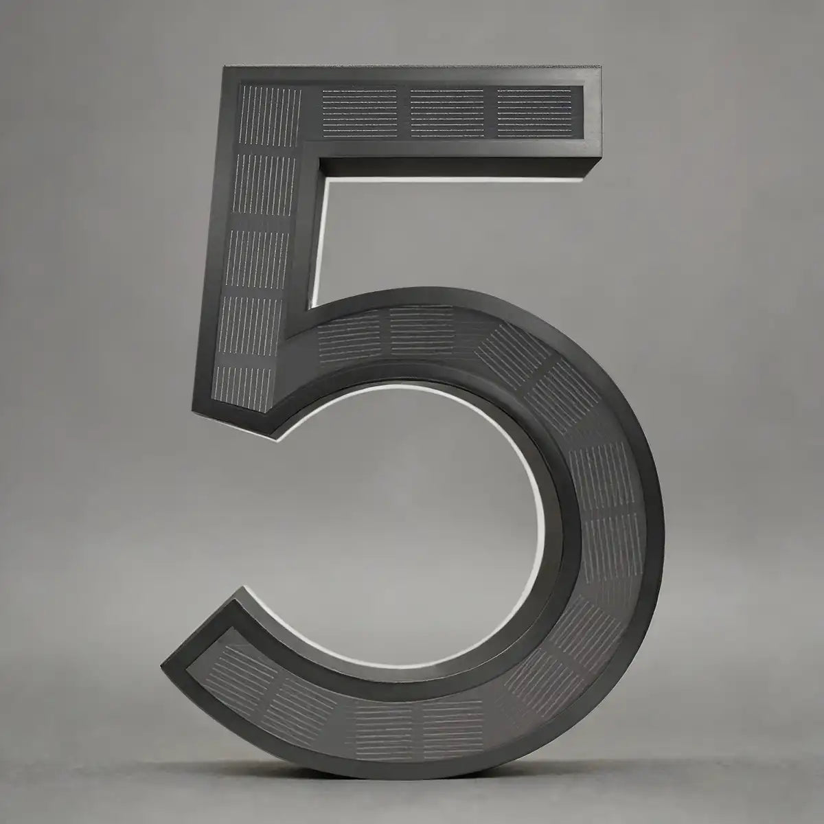 Solar Wireless Backlit House Number Address Sign