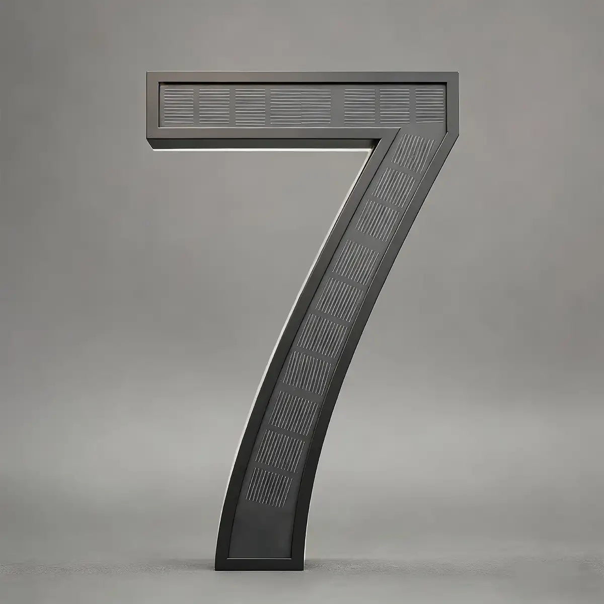 Solar Wireless Backlit House Number Address Sign